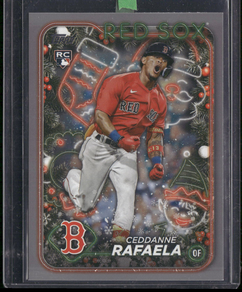 2024 Topps Holiday #H121 Ceddanne Rafaela Holiday Tree