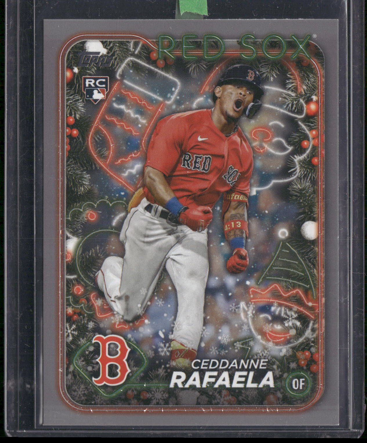 2024 Topps Holiday #H121 Ceddanne Rafaela Holiday Tree