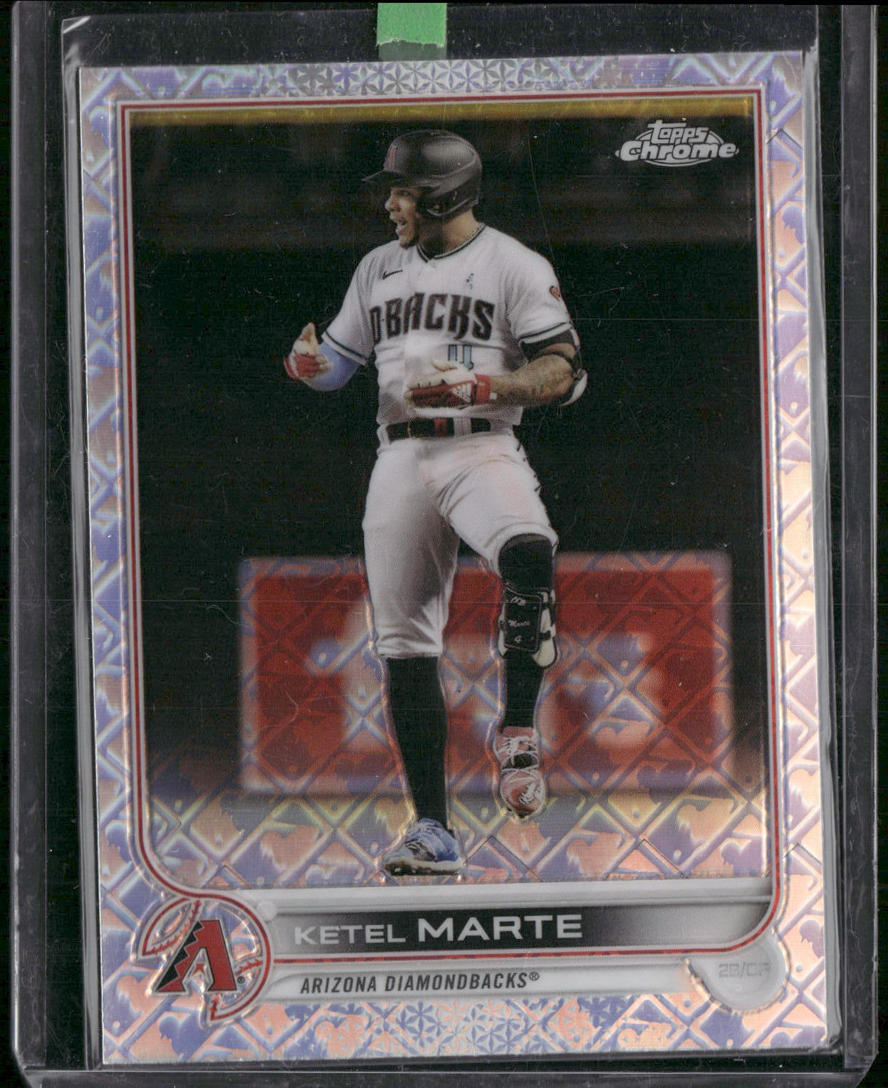 2022 Topps Chrome Logofractor Edition #16 Ketel Marte