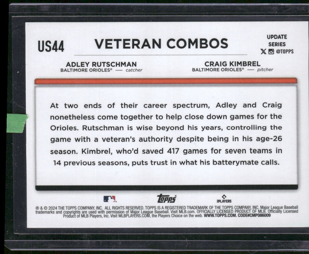 2024 Topps Update #US44 Adley Rutschman