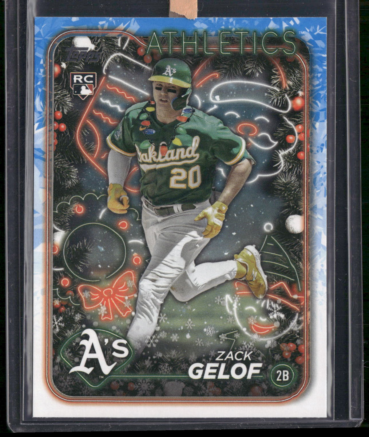 2024 Topps Holiday #H72b Zack Gelof