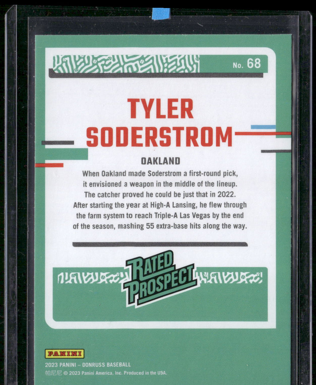2023 Donruss #68 Tyler Soderstrom