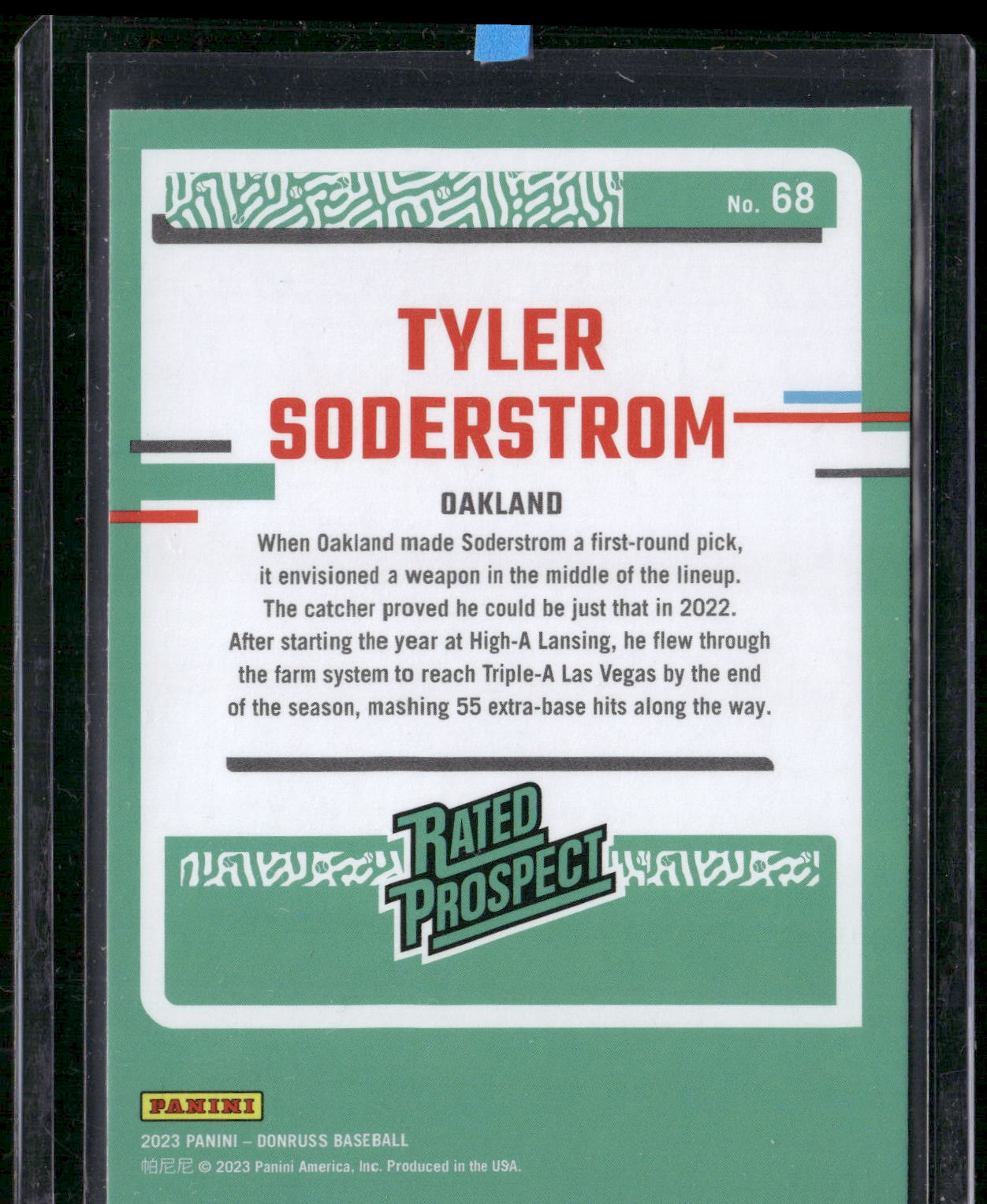 2023 Donruss #68 Tyler Soderstrom