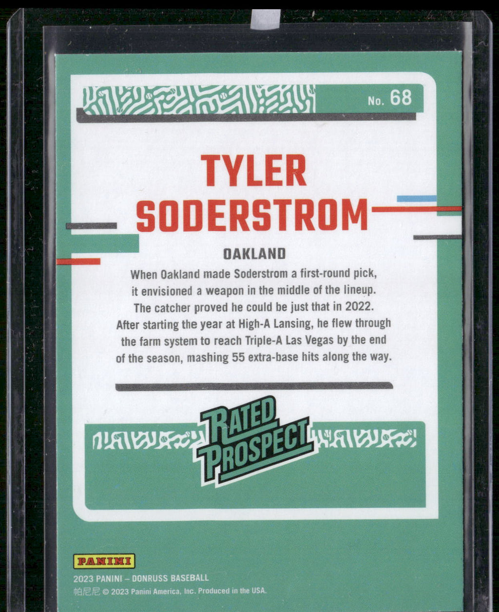 2023 Donruss #68 Tyler Soderstrom
