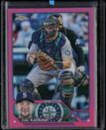 2023 Topps Chrome #141 Cal Raleigh Pink Refractors