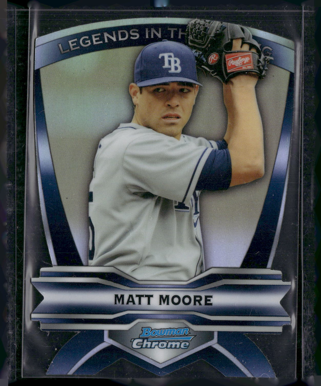 2012 Bowman Chrome #LIM-MM Matt Moore Legends In The Making Die Cuts