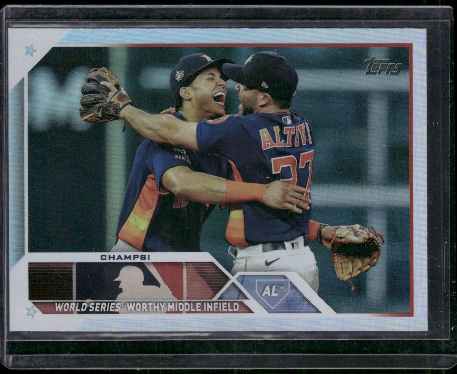 2023 Topps #574 Champs! Rainbow Foil