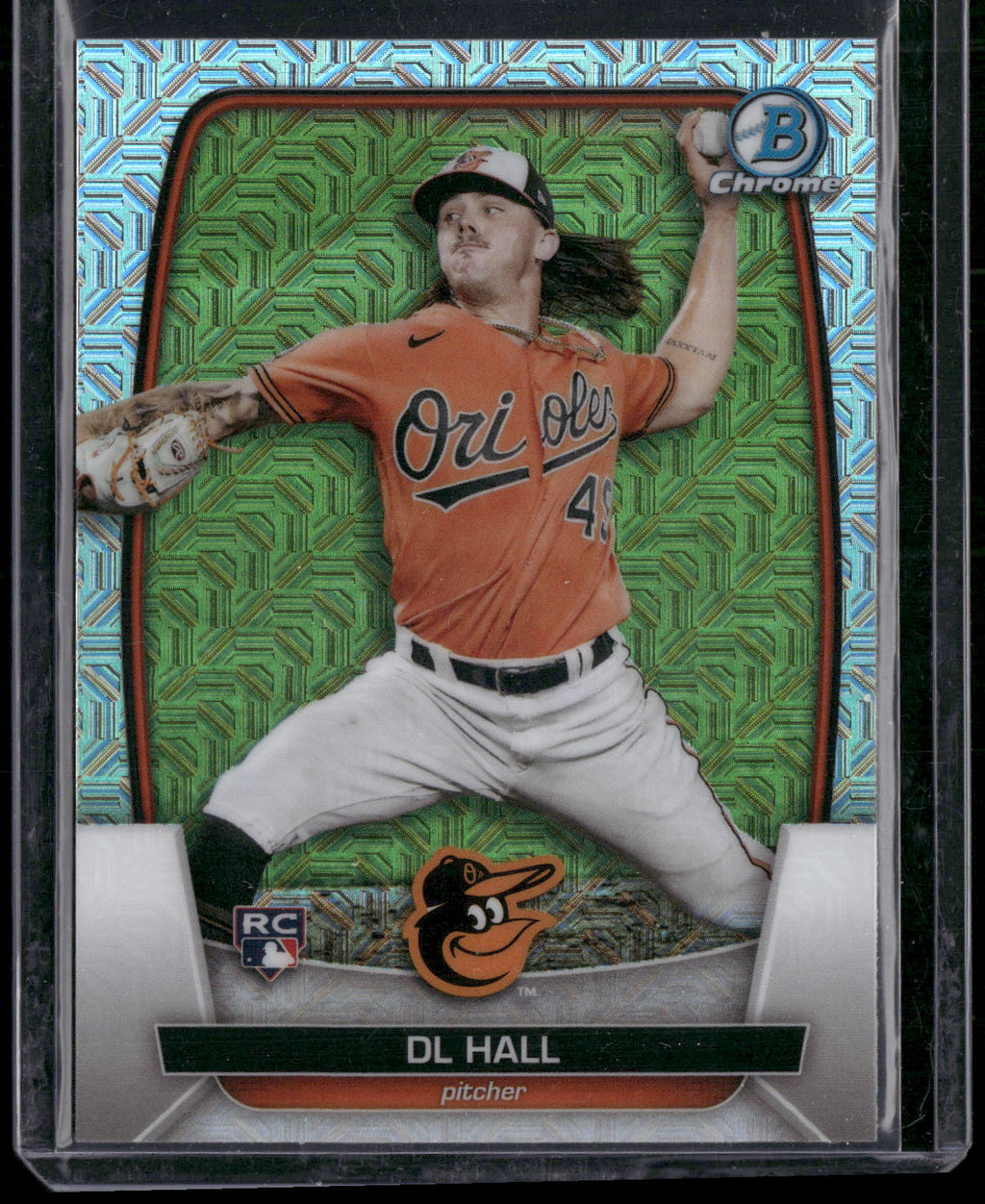 2023 Bowman #9 DL Hall Mojo Refractor