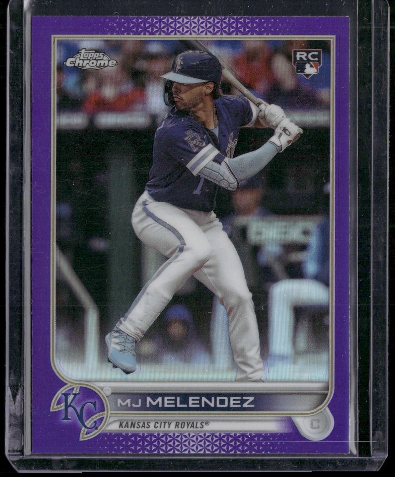 2022 Topps Chrome Update #USC38 MJ Melendez Purple Refractor