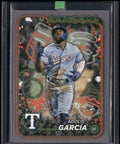 2024 Topps Holiday #H46 Adolis García Silver Glitter