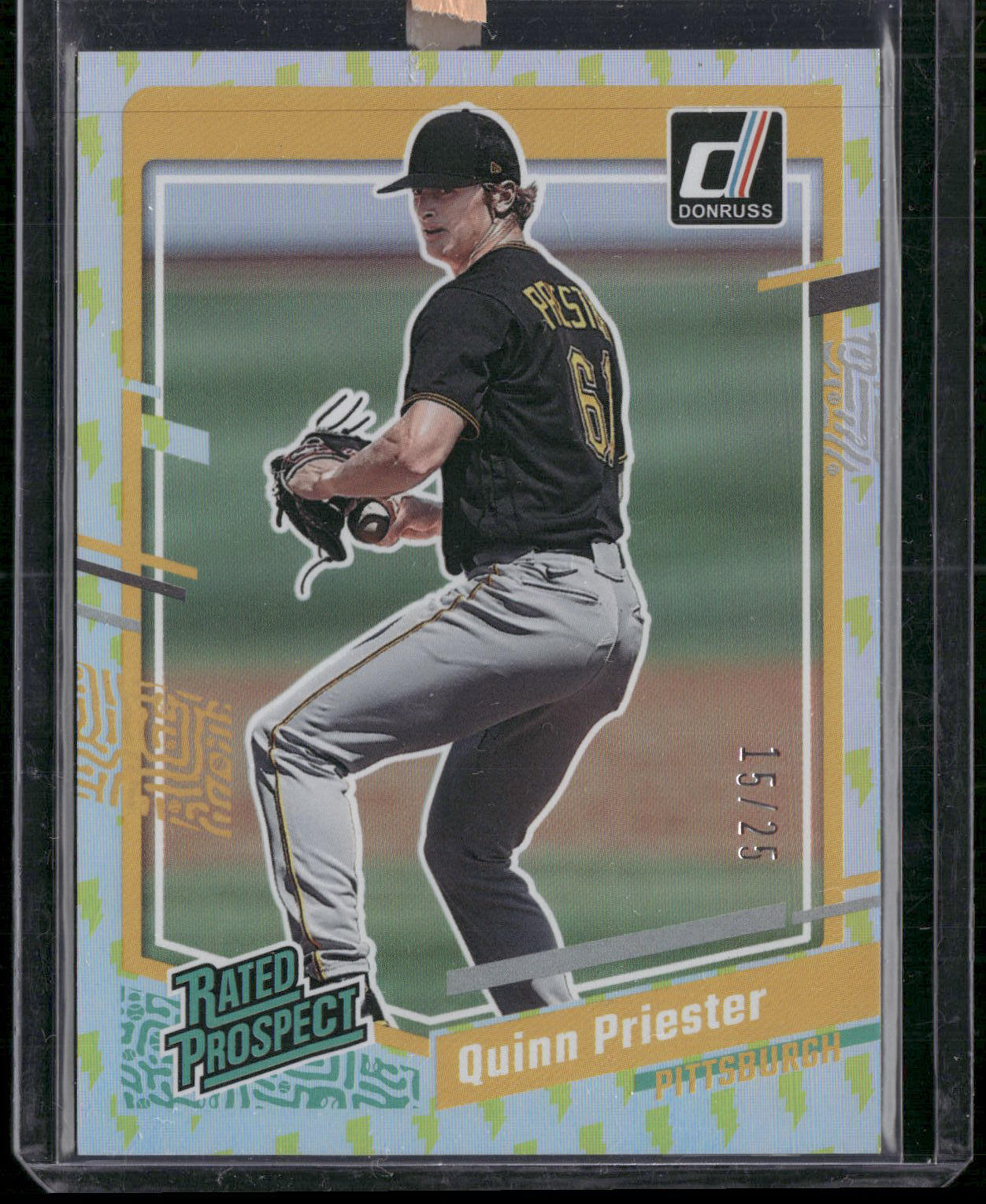 2023 Donruss #39 Quinn Priester Career Stat Line #/25