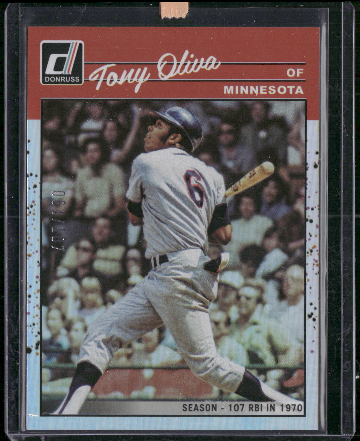 2023 Donruss #287 Tony Oliva Career Stat Line #/107