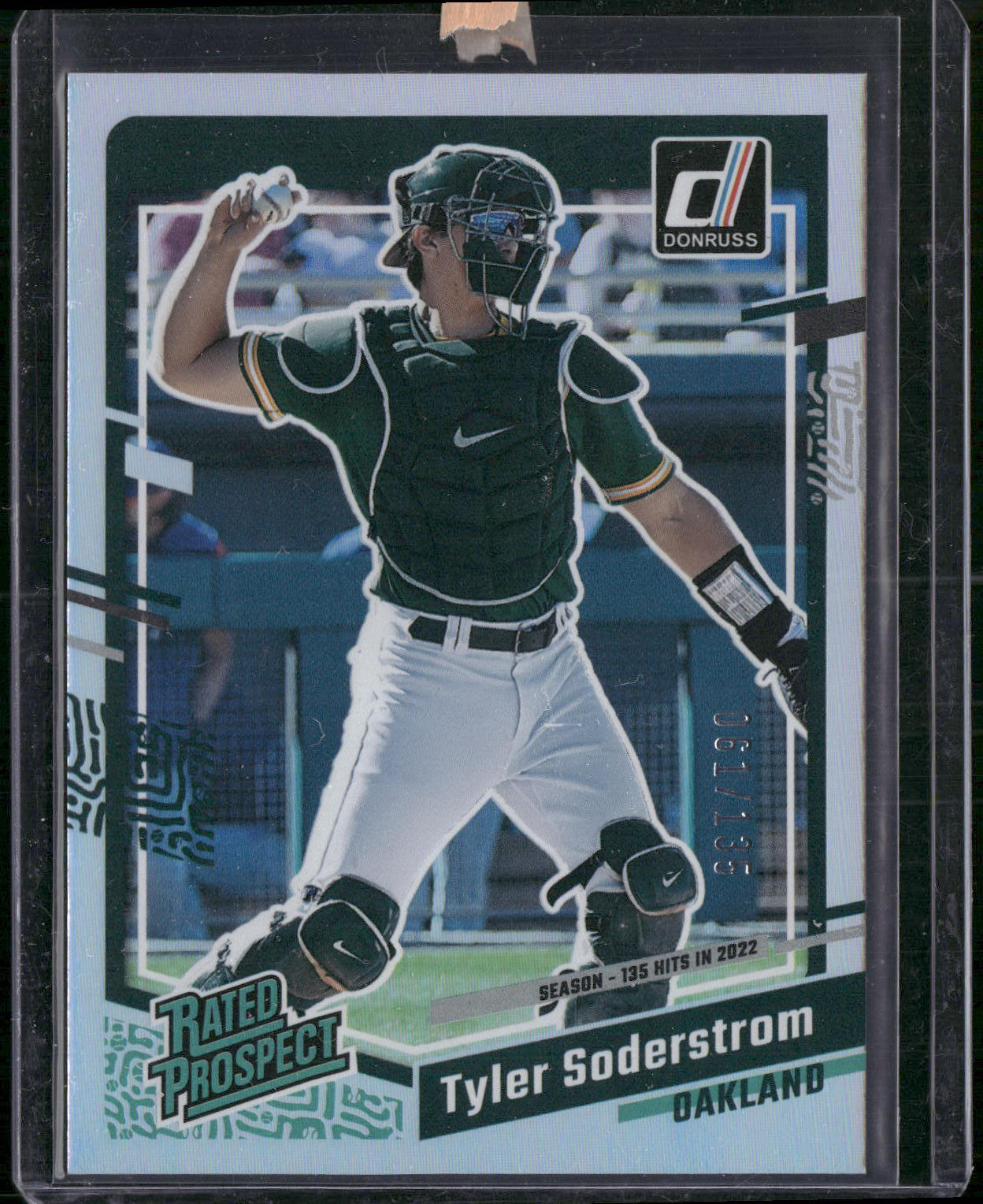 2023 Donruss #68 Tyler Soderstrom Season Stat Line #/135