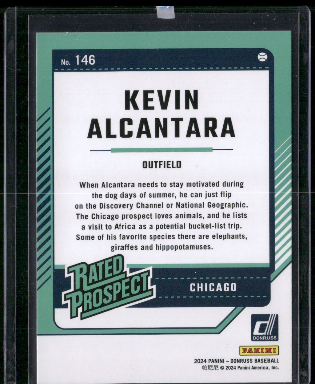 2024 Donruss #146 Kevin Alcantara