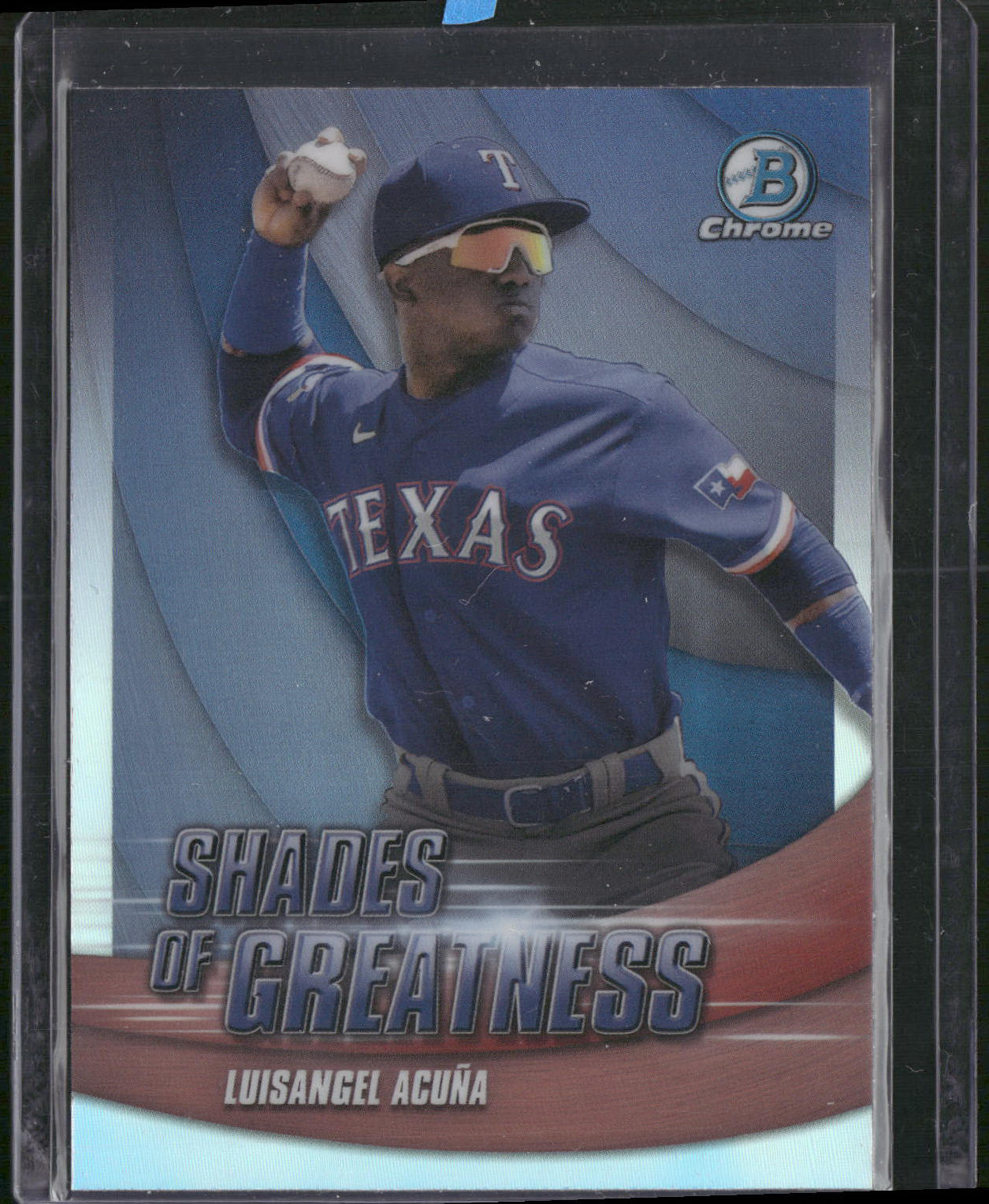 2022 Bowman Chrome #SG-20 Luisangel Acuña Shades of Greatness