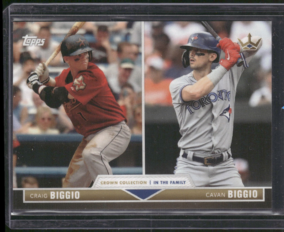 2022 Topps x Bobby Witt Jr. Crown Collection #35 Cavan Biggio / Craig Biggio