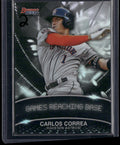2016 Bowman's Best #SL-CC Carlos Correa Stat Lines