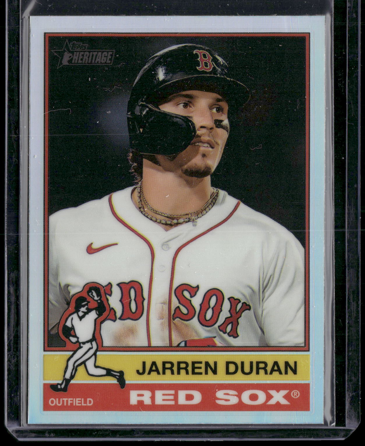 2025 Topps Heritage #220 Jarren Duran Chrome Refractor