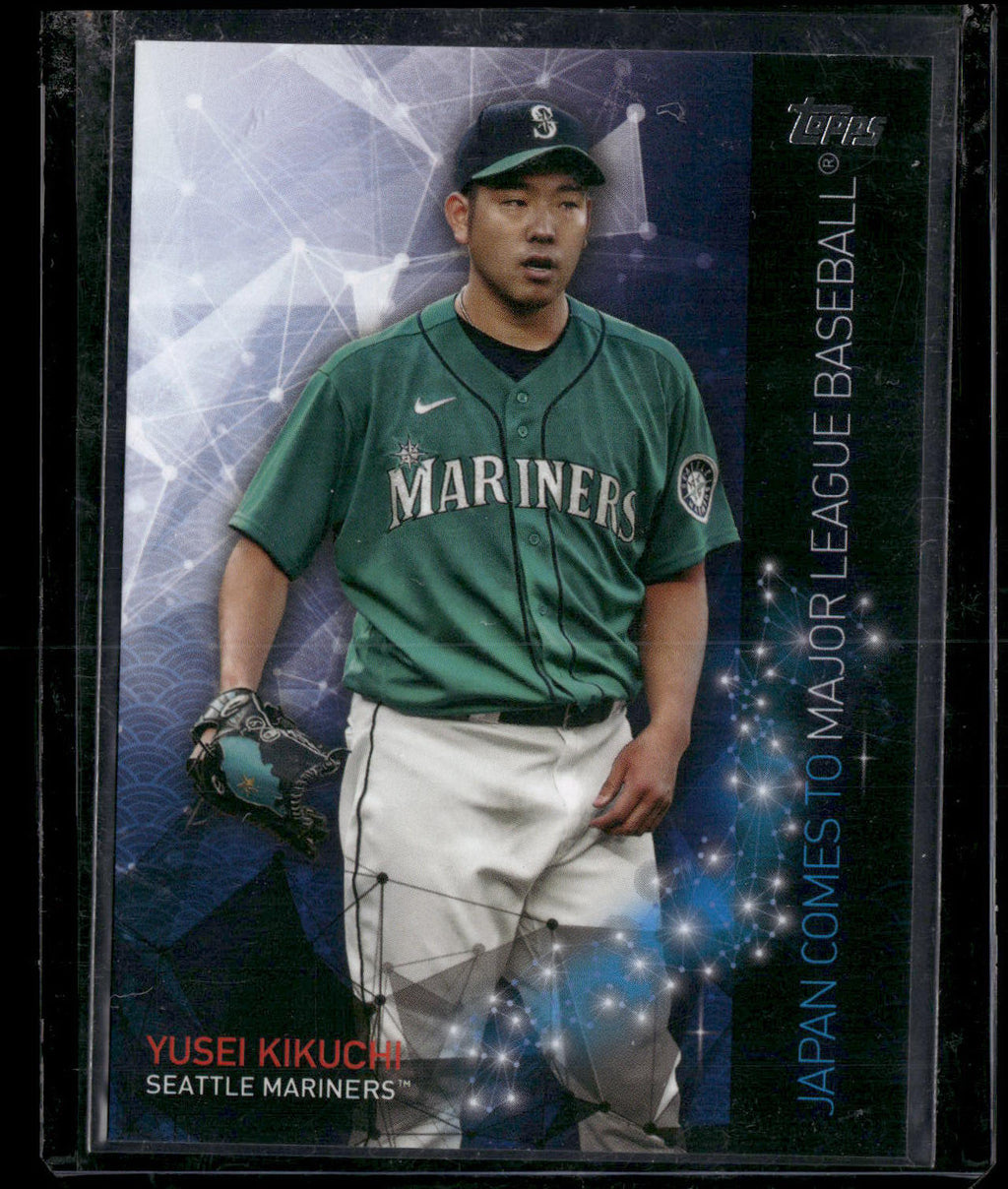 2021 Topps Japan Edition #JCM-4 Yusei Kikuchi Japan Comes to MLB