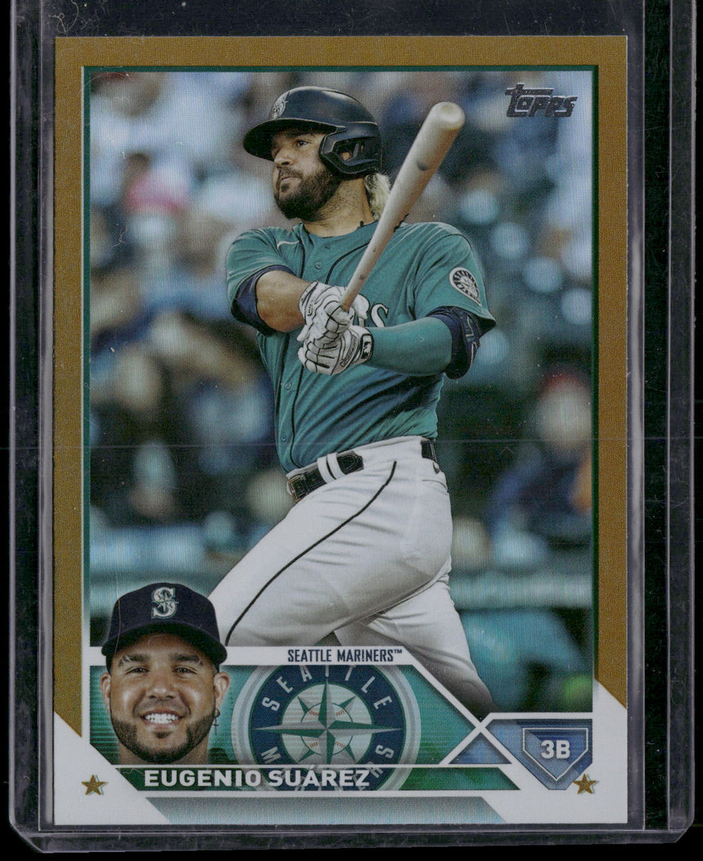 2023 Topps #436 Eugenio Suárez Gold Foil