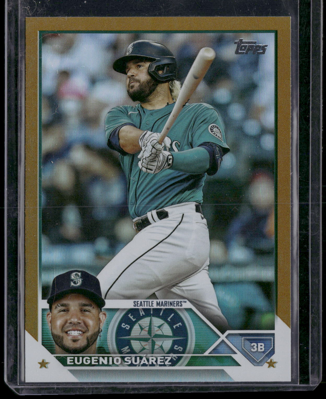 2023 Topps #436 Eugenio Suárez Gold Foil