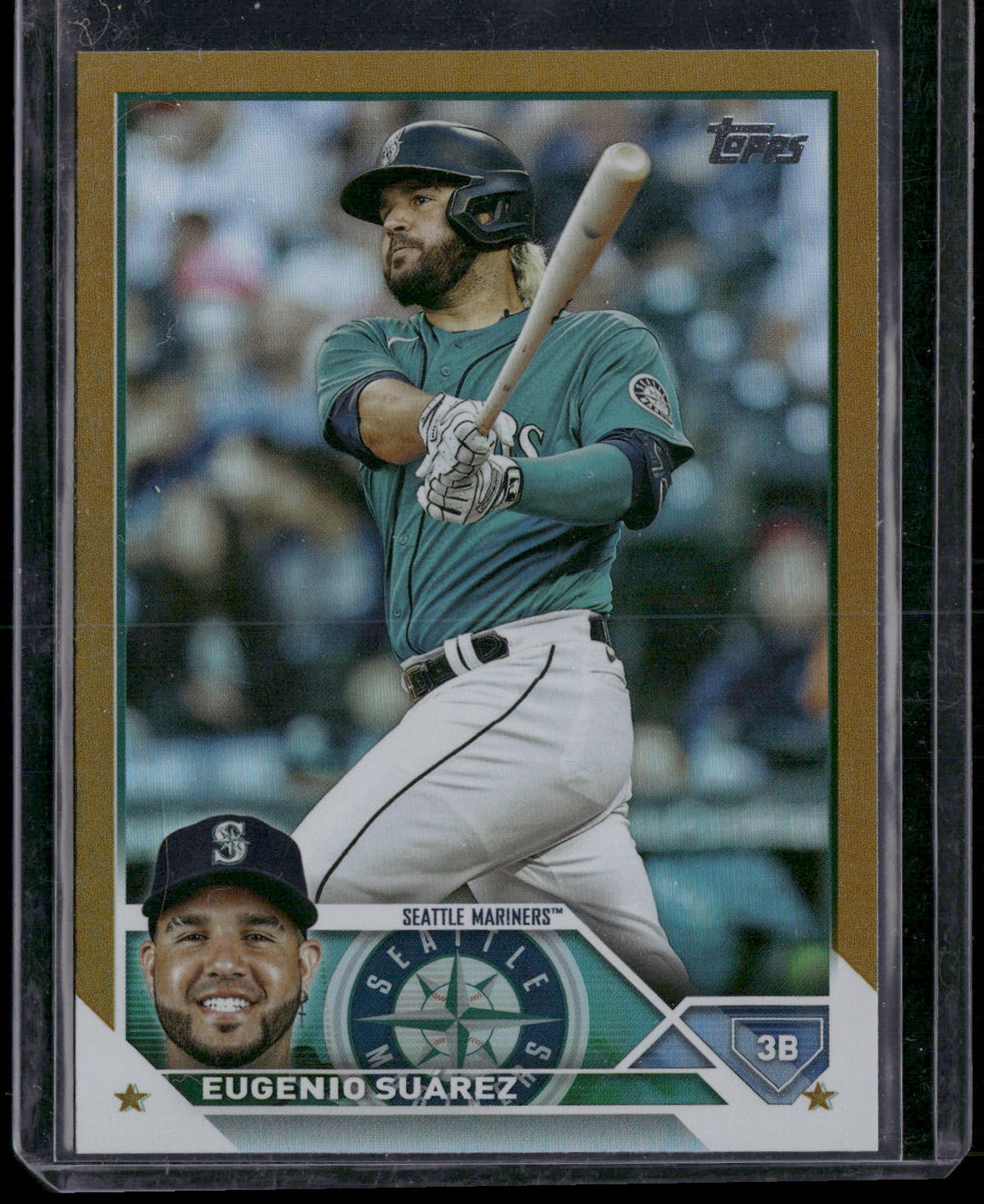 2023 Topps #436 Eugenio Suárez Gold Foil