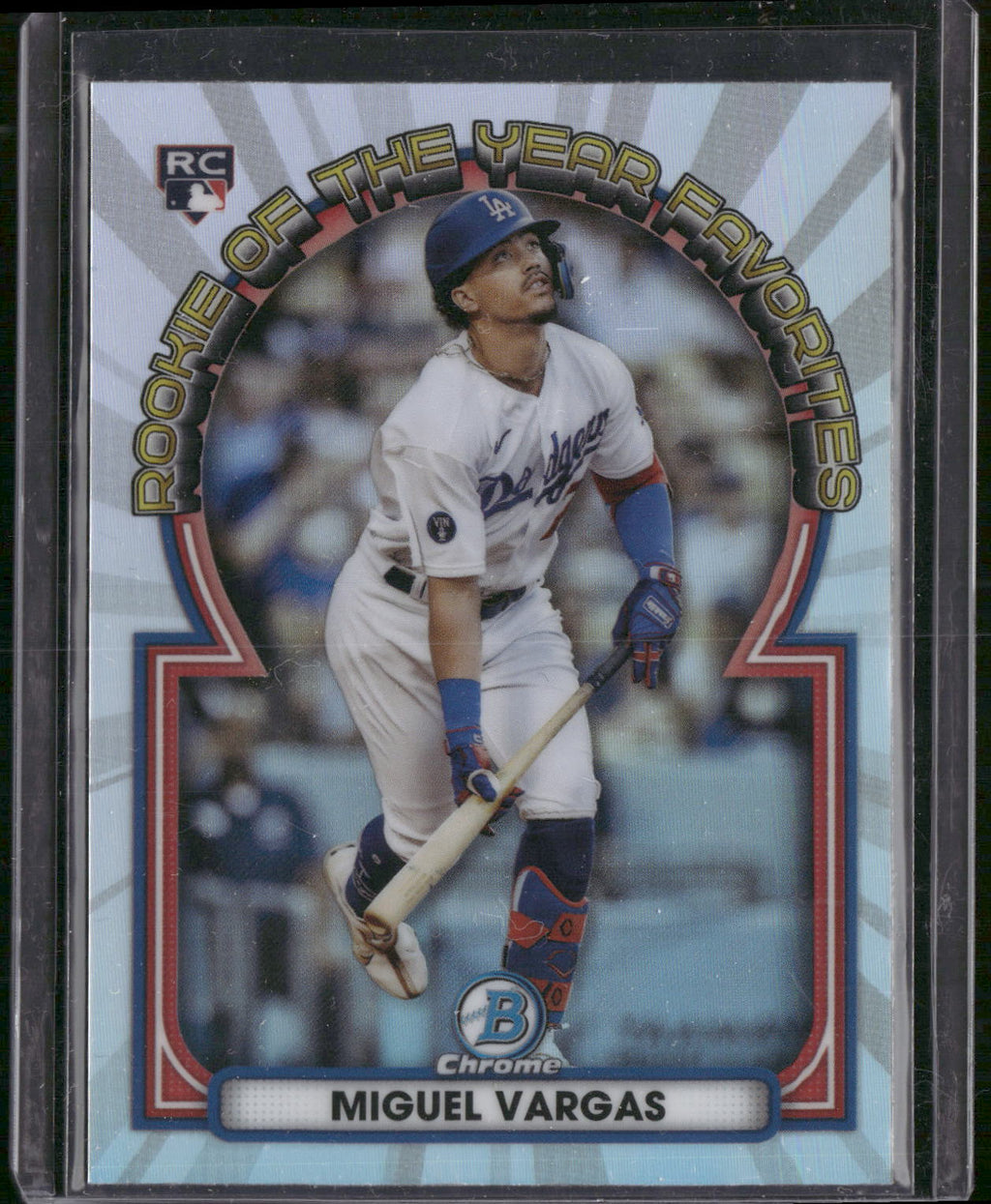 2023 Bowman #ROYF-12 Miguel Vargas Rookie of the Year Favorites