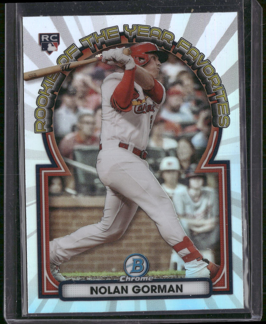 2023 Bowman #ROYF-5 Nolan Gorman Rookie of the Year Favorites