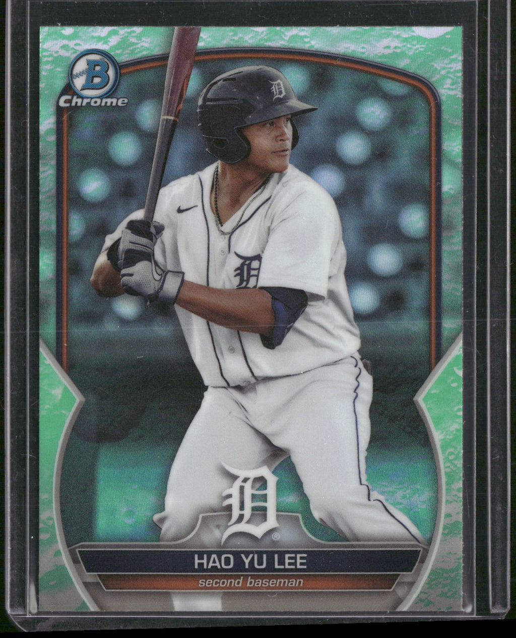 2023 Bowman Draft #BDC-24 Hao Yu Lee Chrome Refractor