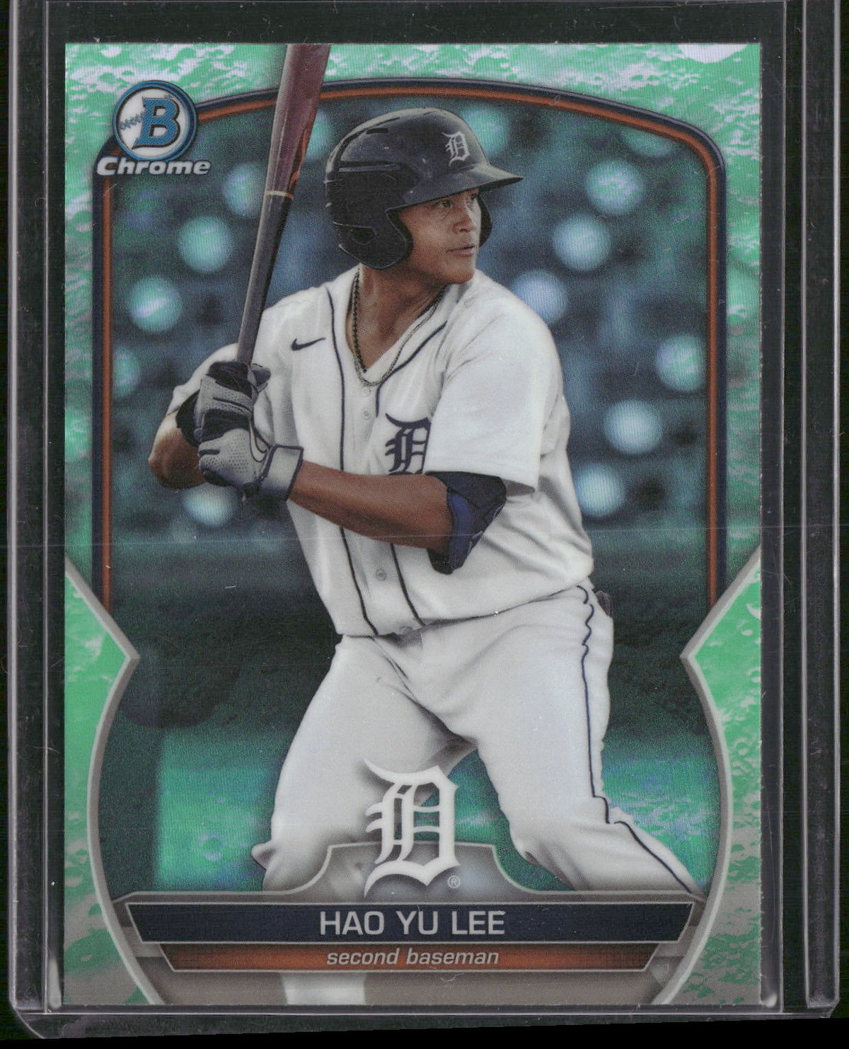 2023 Bowman Draft #BDC-24 Hao Yu Lee Chrome Refractor