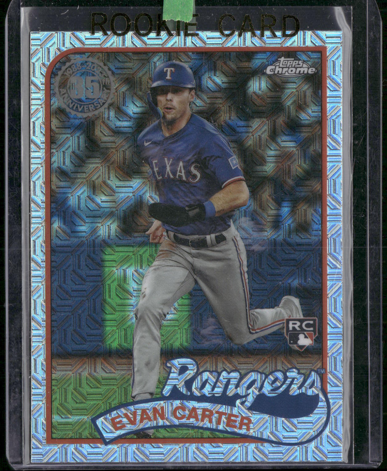 2024 Topps #T89C-21 Evan Carter 1989 Topps Baseball 35th Anniversary Chrome