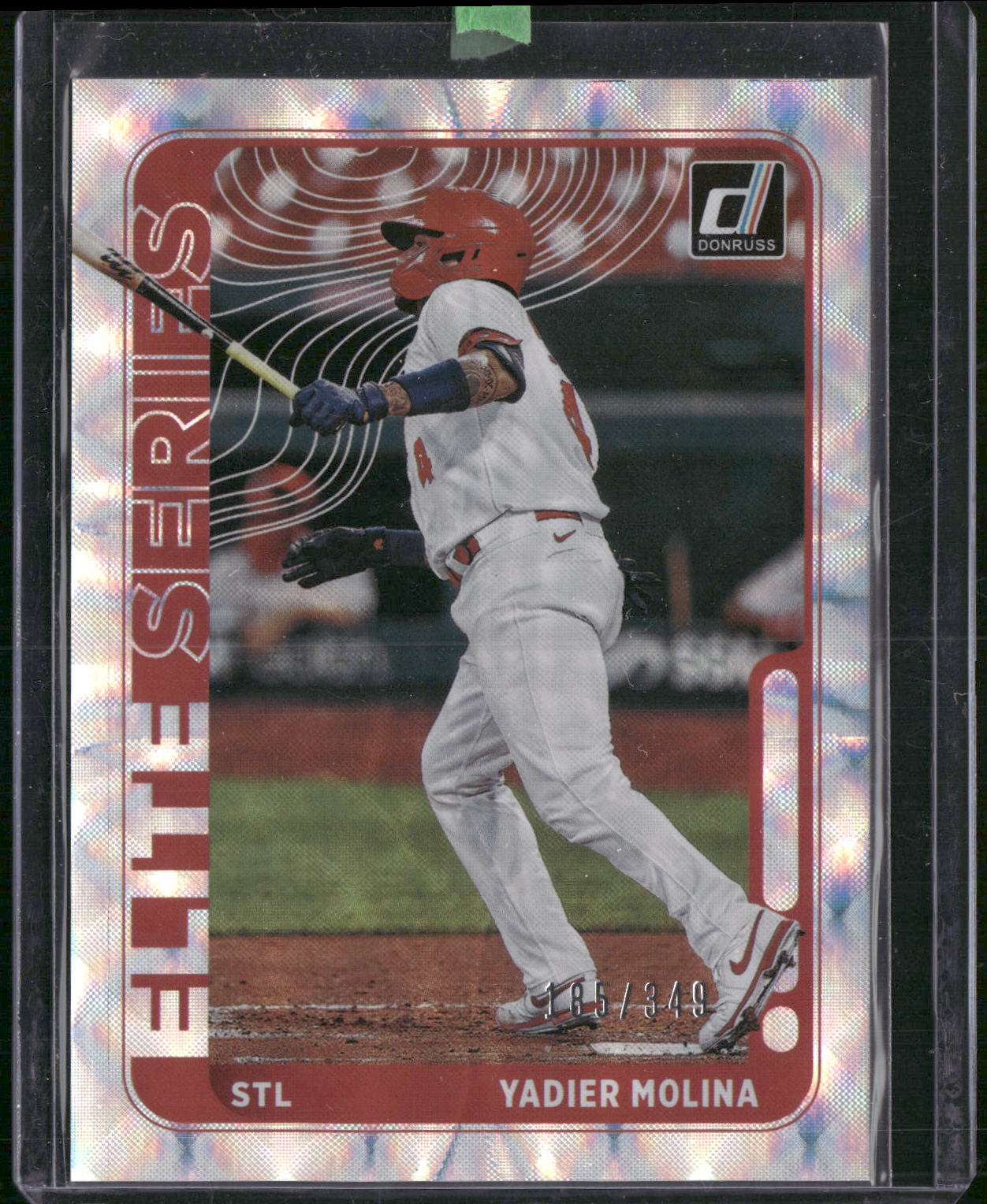 2021 Donruss #ES12 Yadier Molina Elite Series Silver #/349