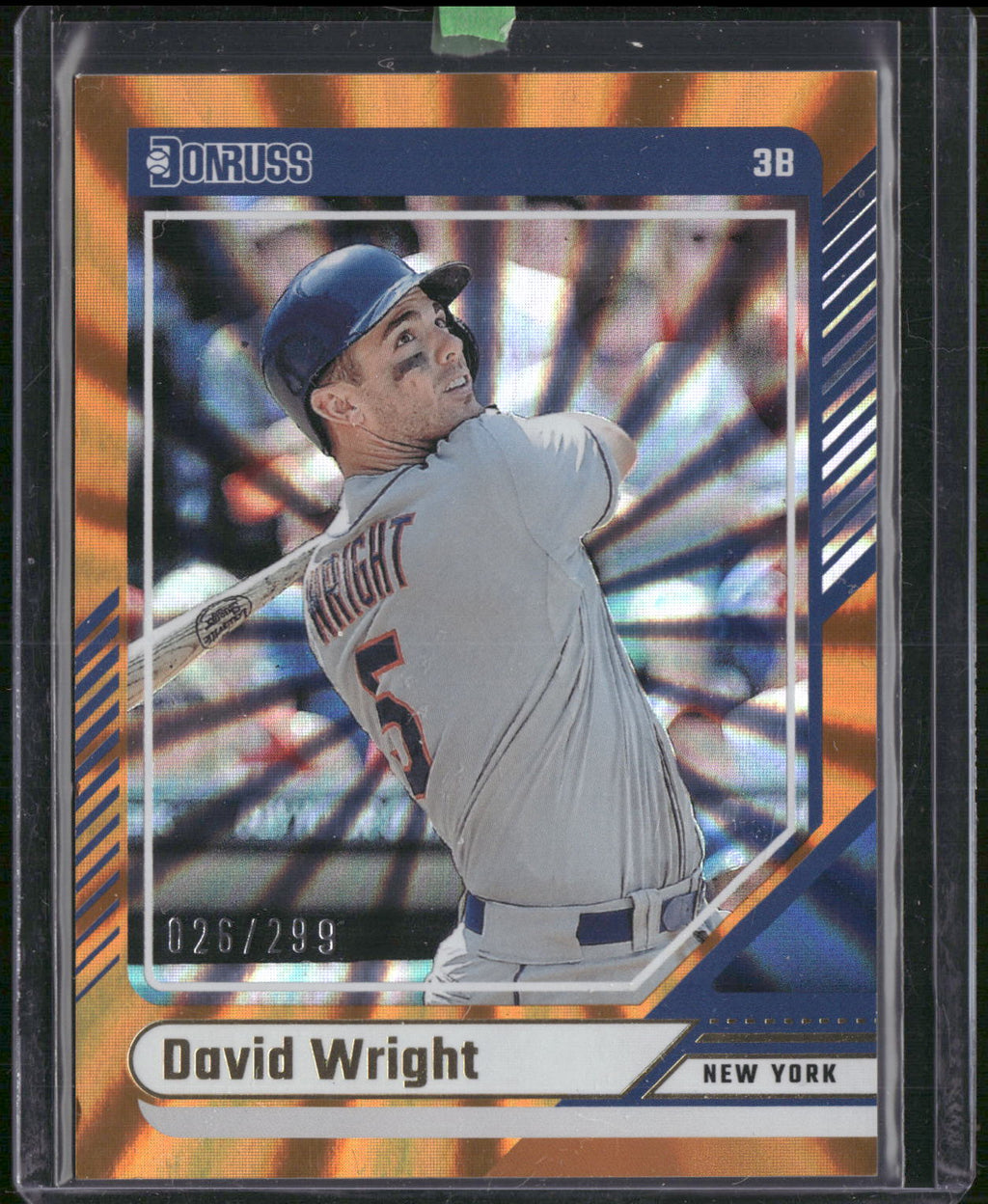 2024 Donruss #43 David Wright Orange Laser #/299