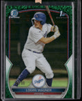 2023 Bowman #BCP-36 Logan Wagner Chrome Prospects Green Shimmer Refractors #/99