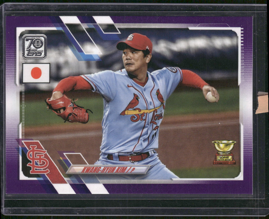 2021 Topps Japan Edition #172 Kwang-Hyun Kim Purple #/50