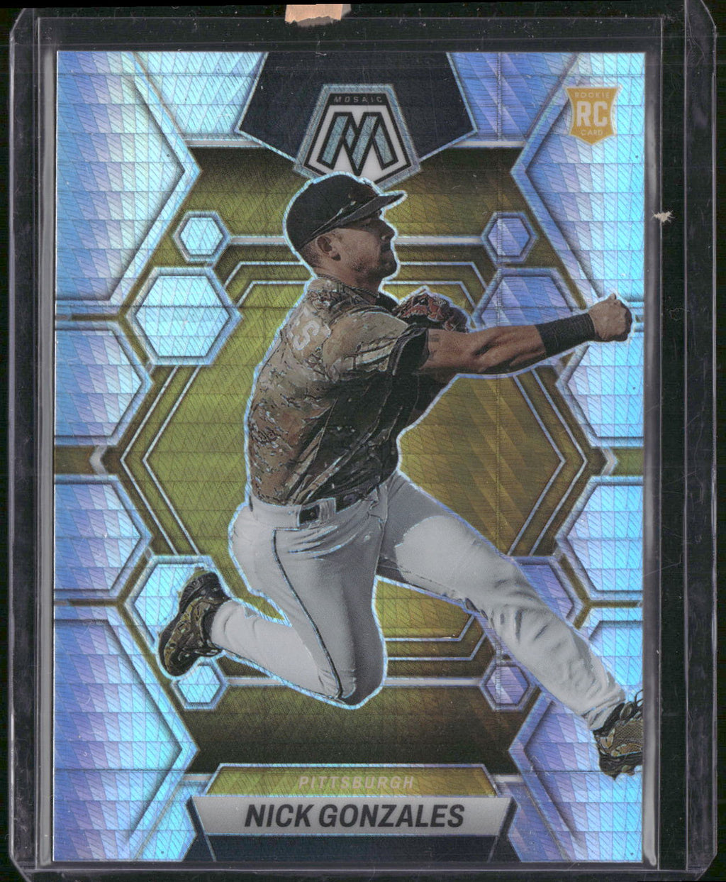 2023 Panini Chronicles - Mosaic Hyper #5 Nick Gonzales #/75