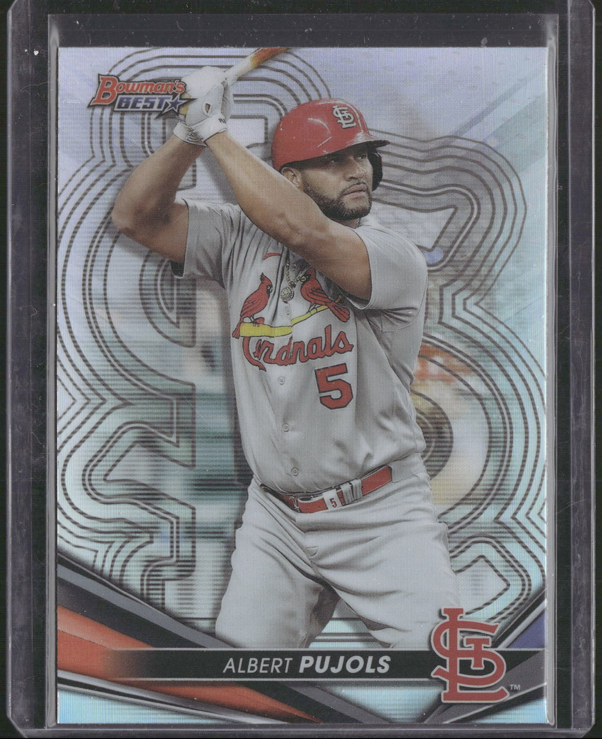 2022 Bowman's Best #21 Albert Pujols Refractor