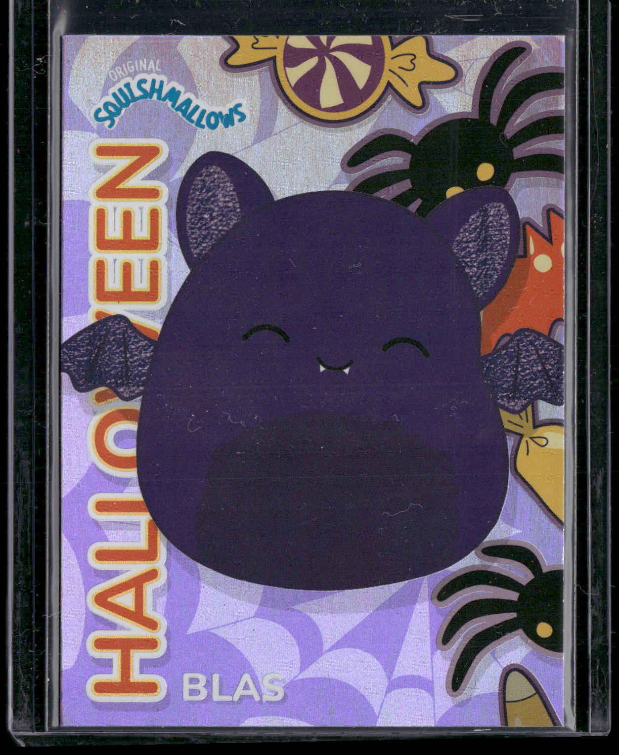 2024 Panini Squishmallows Halloween Blas the Bat #8 Holofoil