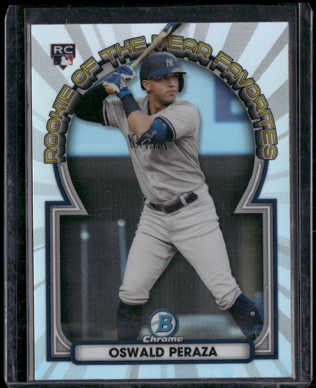 2023 Bowman #ROYF-13 Oswald Peraza Rookie of the Year Favorites
