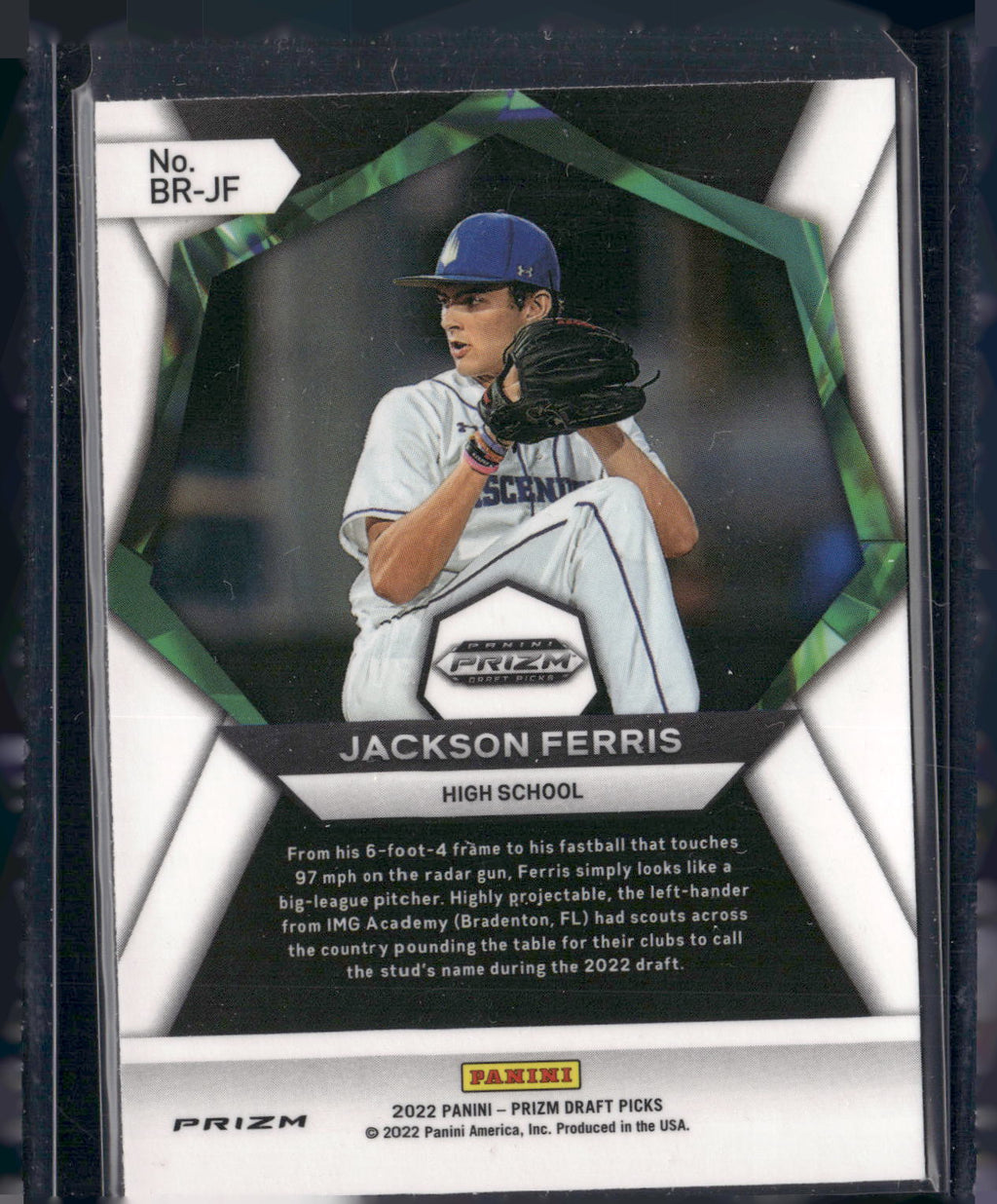 2022 Panini Prizm Draft Picks #BR-JF Jackson Ferris Brilliance