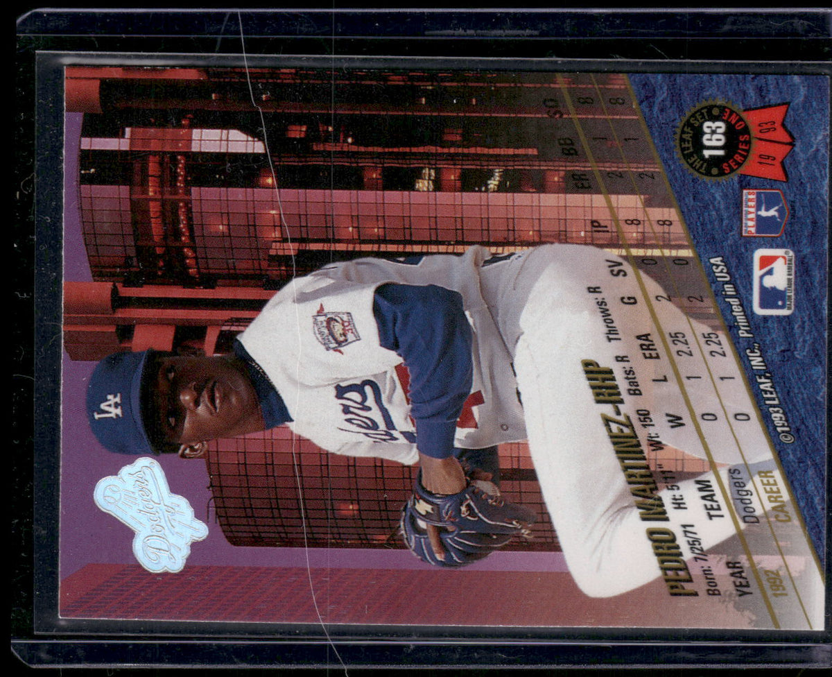 1993 Leaf #163 Pedro Martinez
