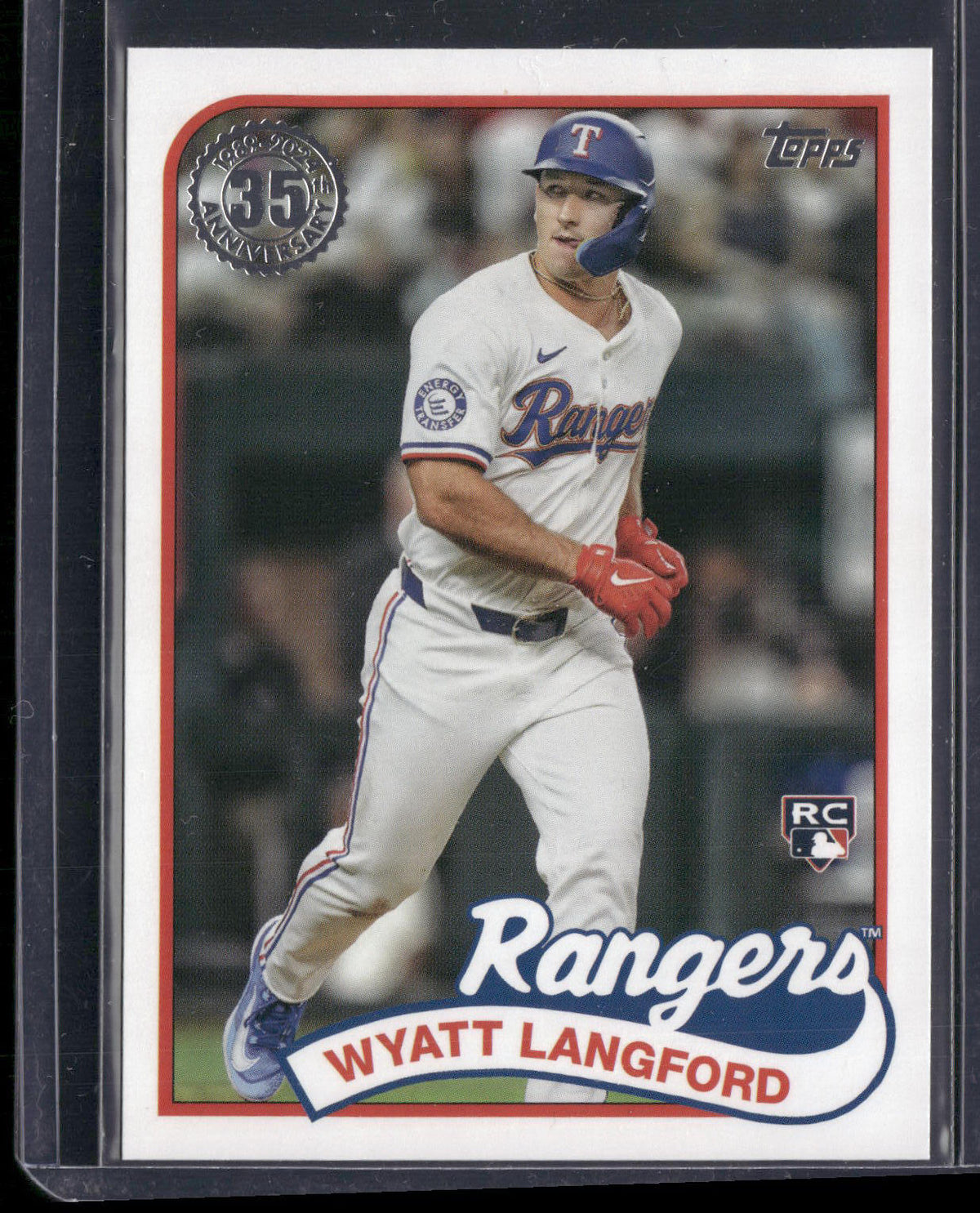 2024 Topps Update #89US-36 Wyatt Langford 1989 Topps Baseball 35th Anniversary