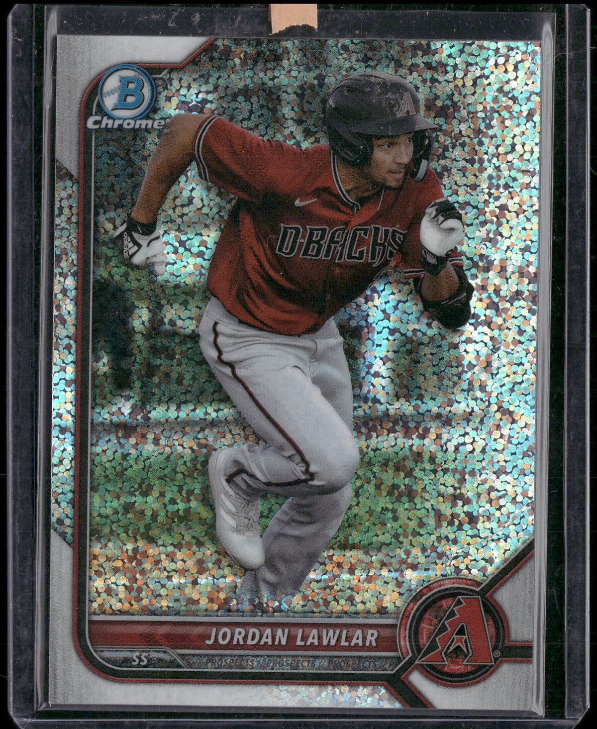 2022 Bowman Chrome #BCP-235 Jordan Lawlar Prospects Speckle Refractor #/299