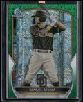 2023 Bowman #BP-75 Samuel Zavala Prospects Green Pattern #/99