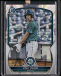 2023 Bowman #BCP-9 Cole Young Chrome Prospects Lava Refractors #/399