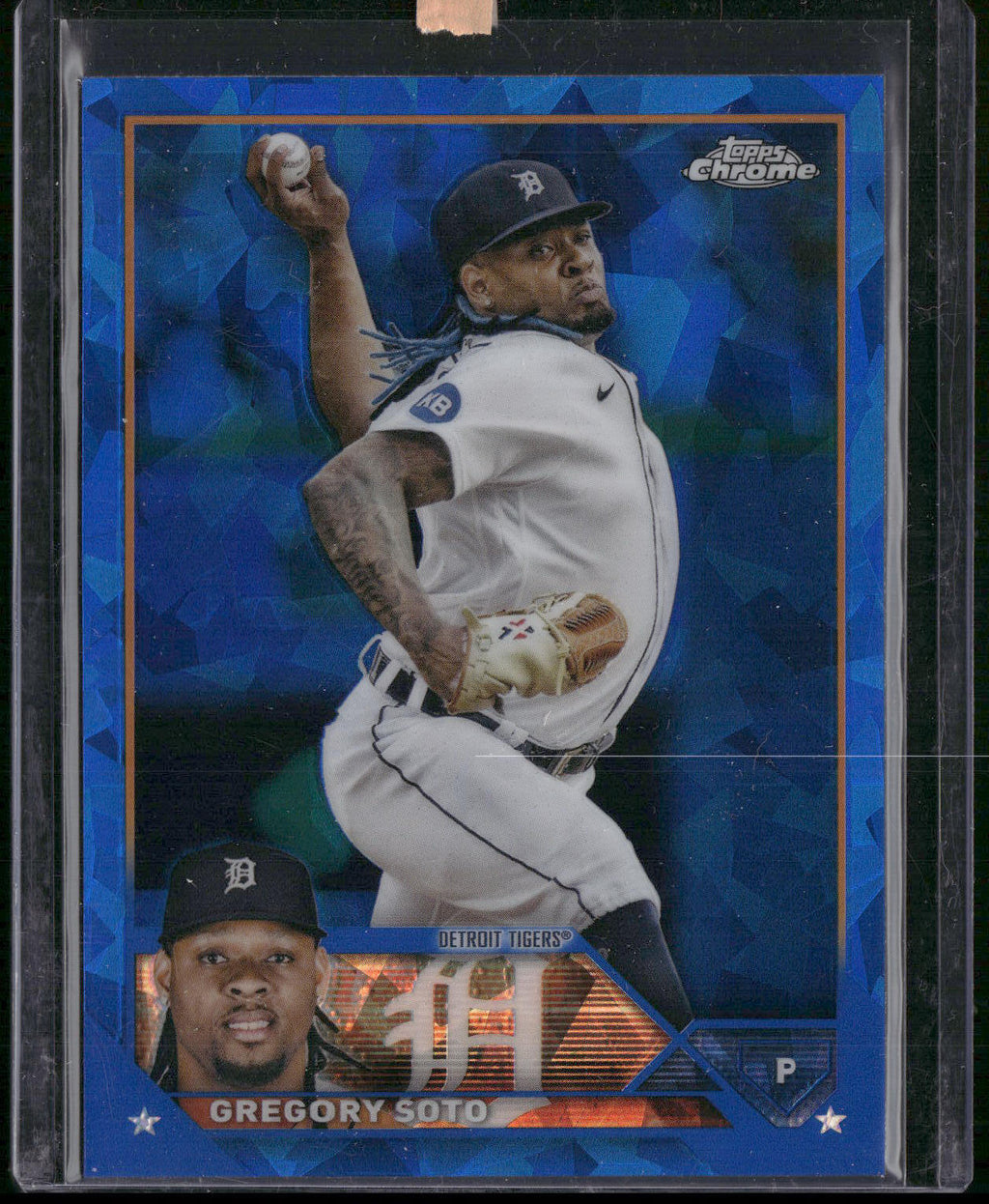 2023 Topps Chrome Sapphire Edition #86 Gregory Soto