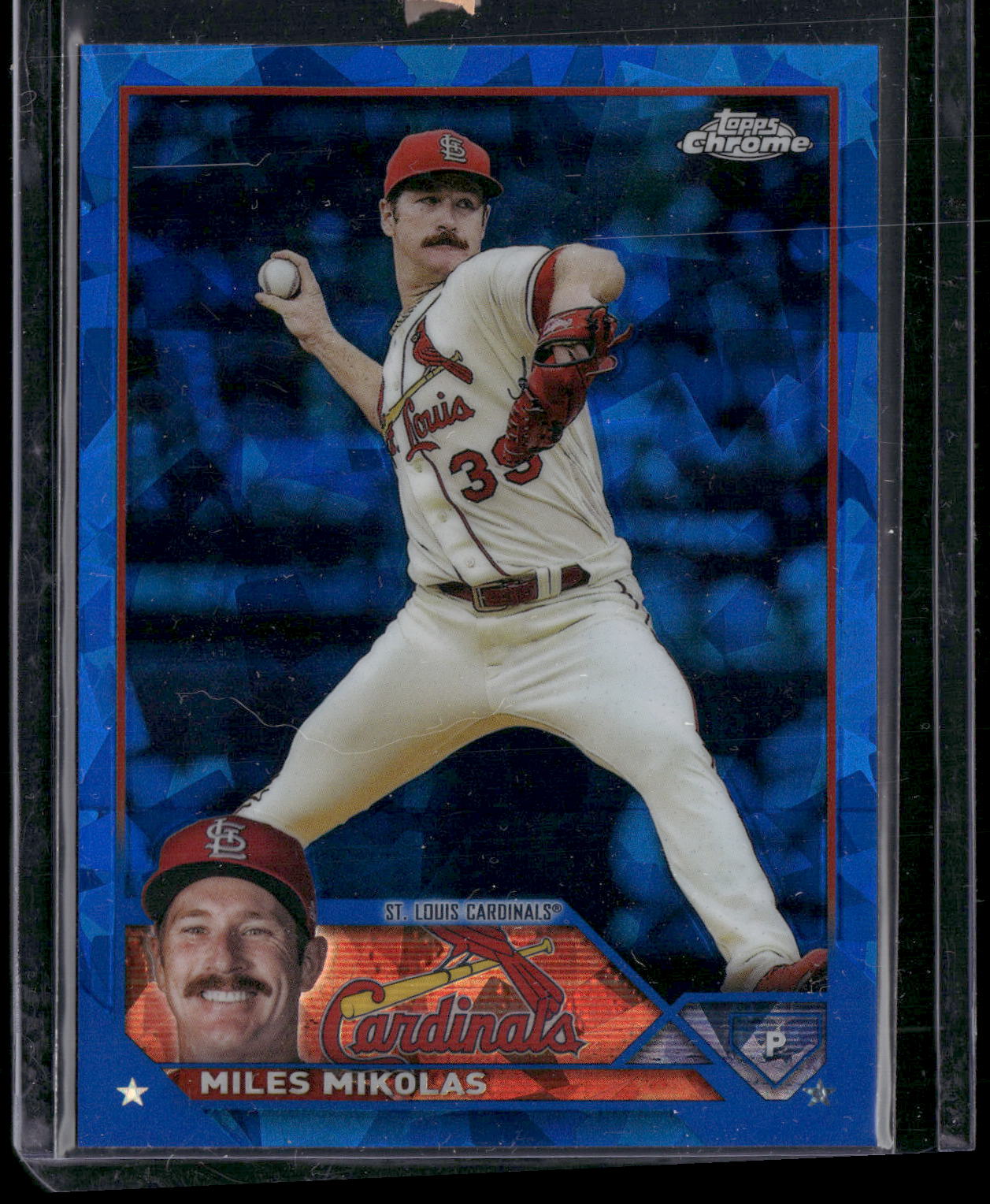 2023 Topps Chrome Sapphire Edition #548 Miles Mikolas