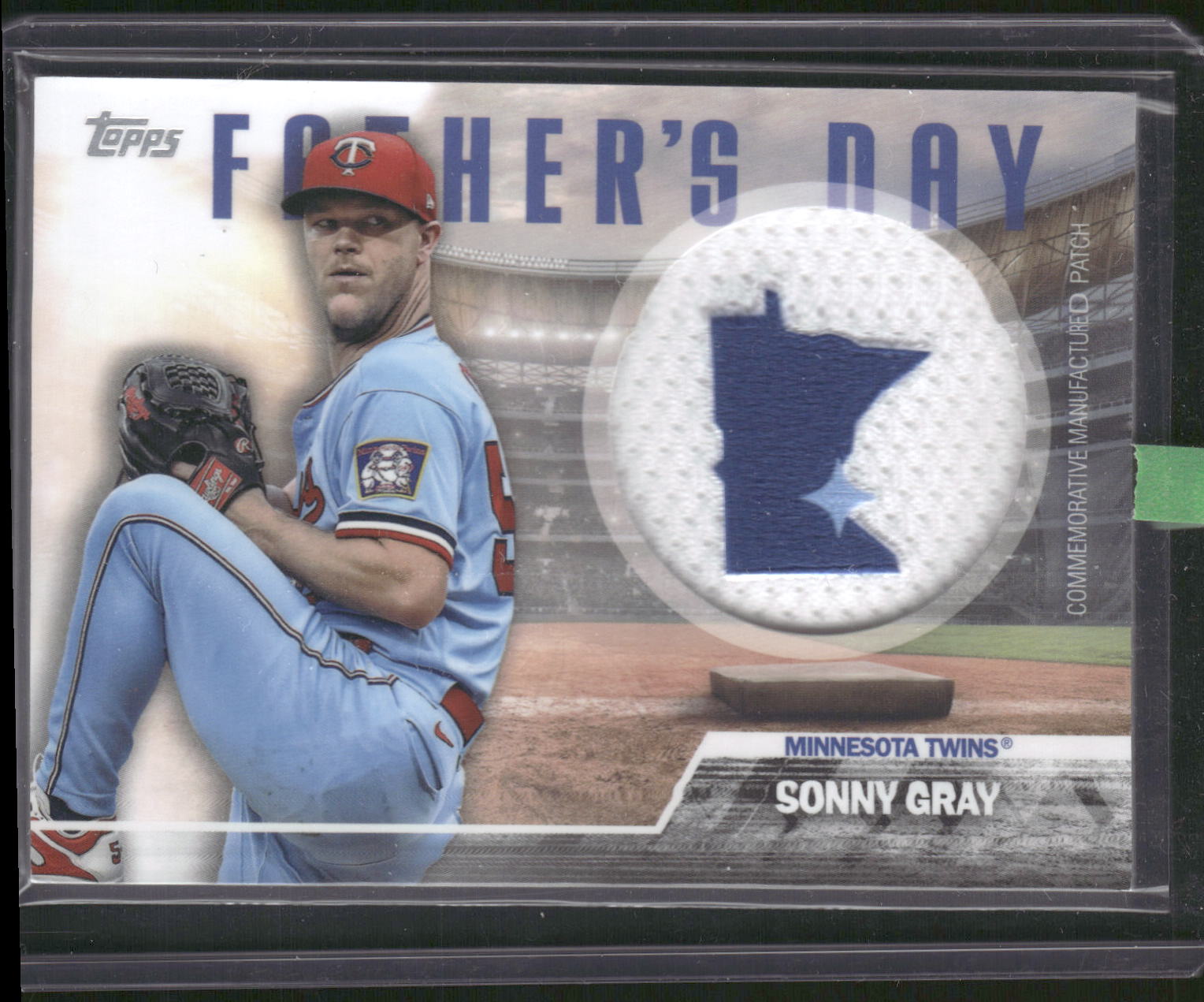 2023 Topps #FD-SG Sonny Gray Father's Day Commemorative Team Patches