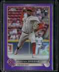 2022 Topps Chrome Update #USC191 Hunter Greene Purple Refractor