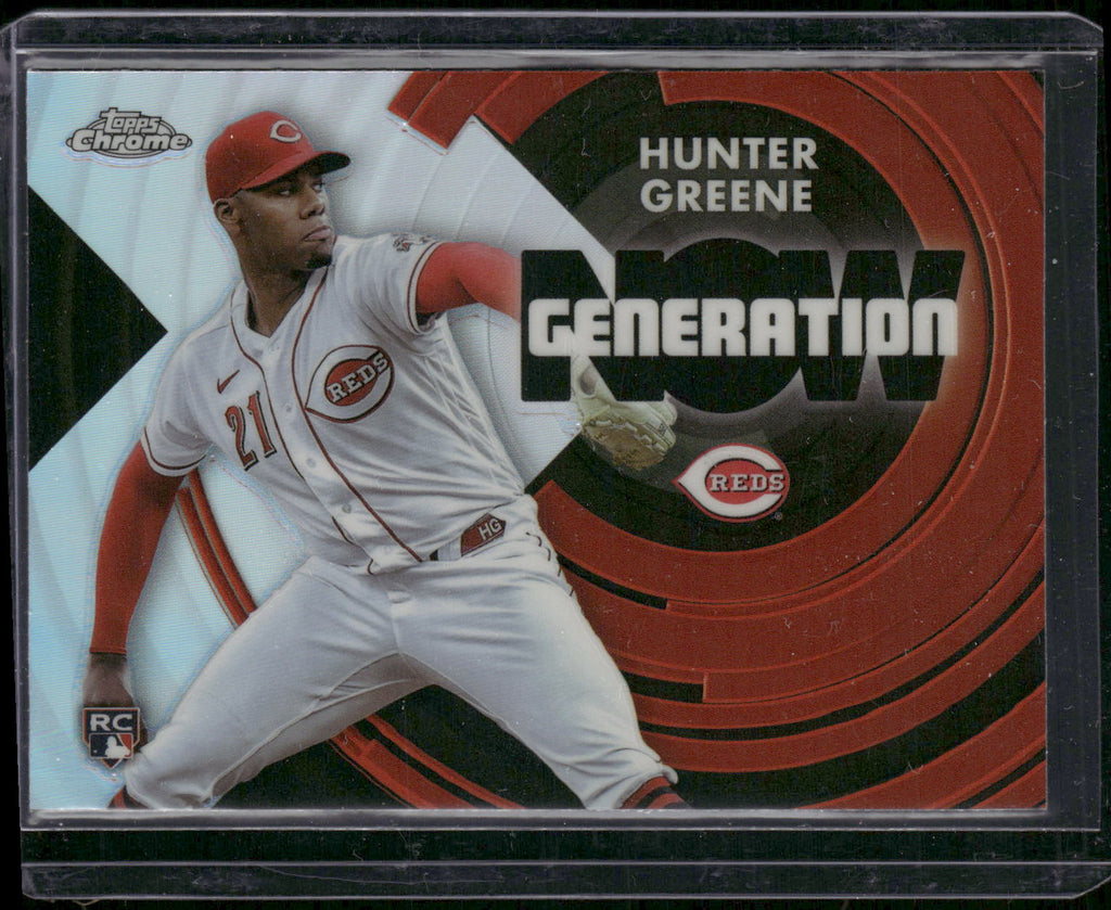 2022 Topps Chrome Update #GNC-21 Hunter Greene Generation Now Chrome